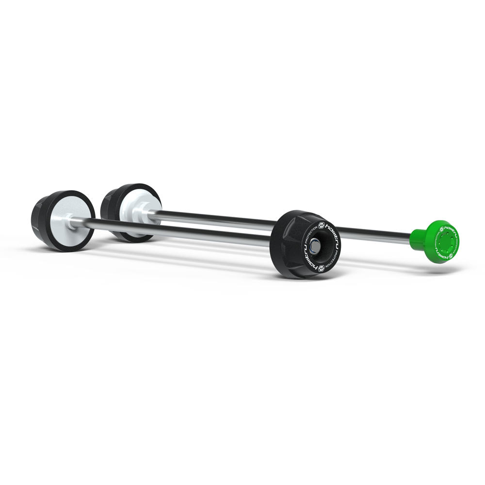 Motorcycle Gear Essentials - Für Kawasaki Ninja ZX-6R 2024-2026 Motorrad-Spindelschutz-Set