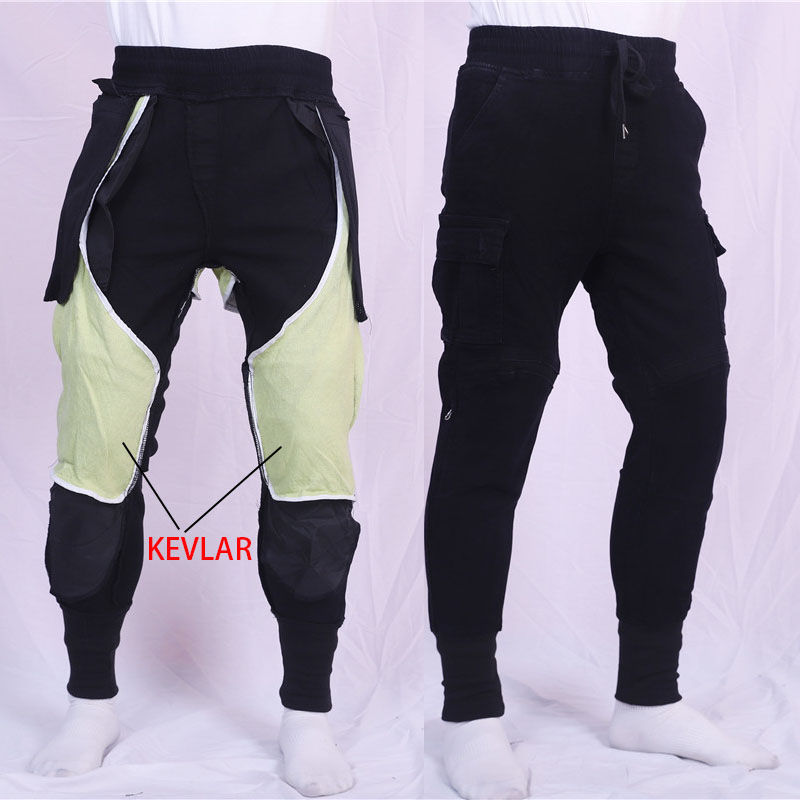 Motorcycle Gear Essentials - Feuerfeste Kevlar-Motorradhose mit Aramid-Schutz für Motorradtouren