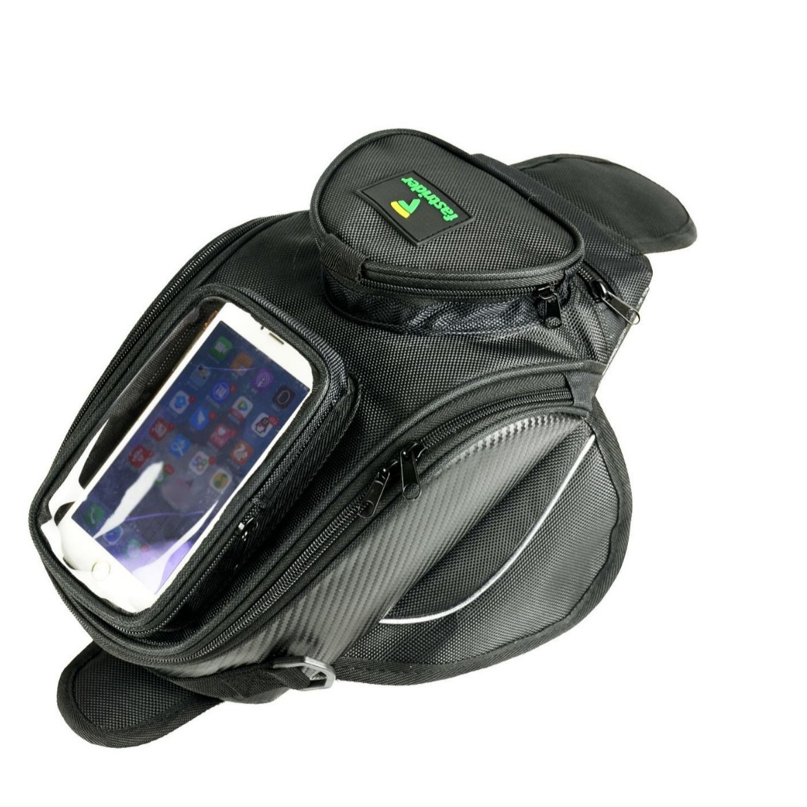 Magnetic Tank Bag - Universelle Motorrad-Tanktasche, magnetisch, wasserdicht, mit Touchscreen-Handy-