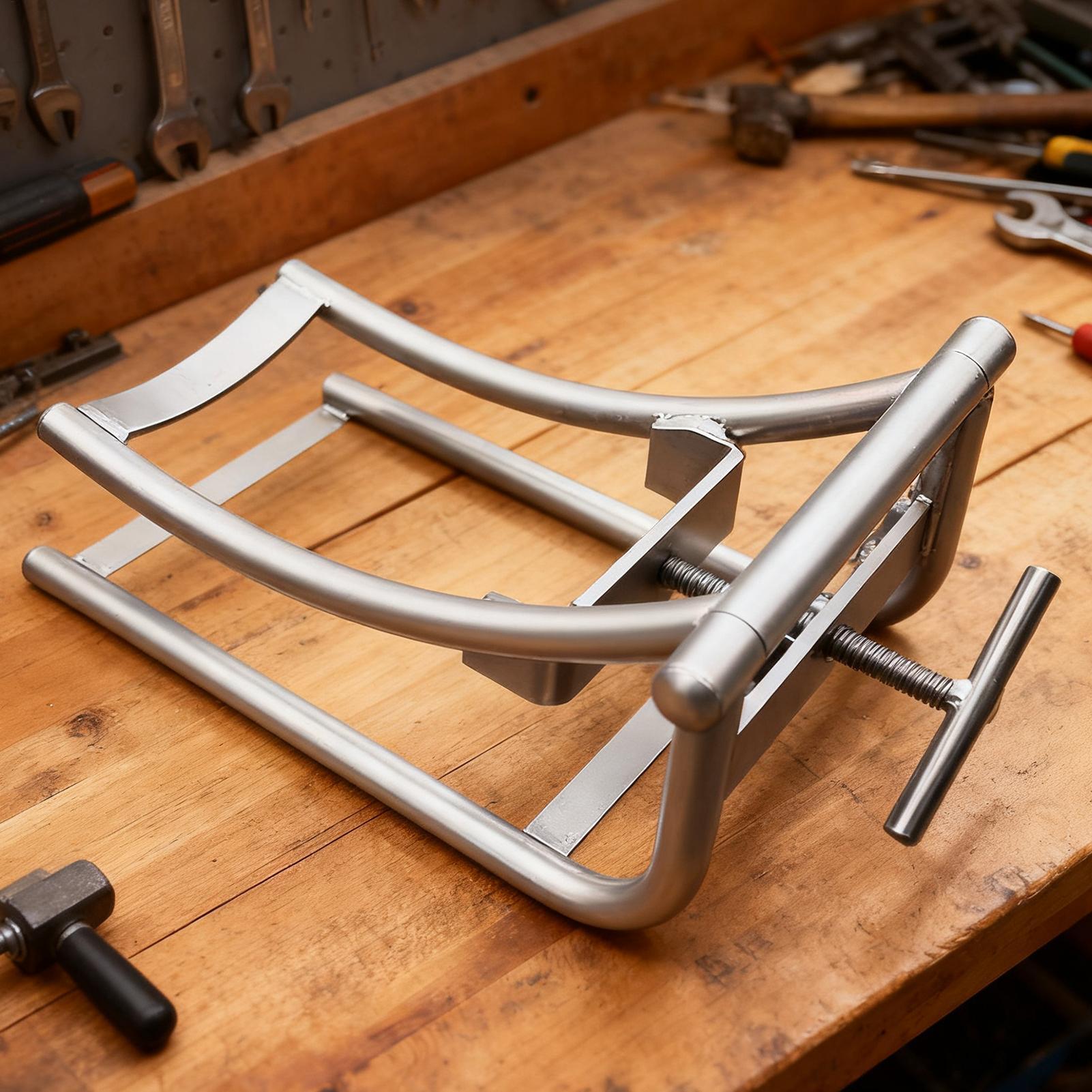 Motorcycle Gear Jammer - Motorrad-Reifenwechselständer, höhenverstellbar, Reifenwechselstütze für Motorräder, Hinterradheber,
