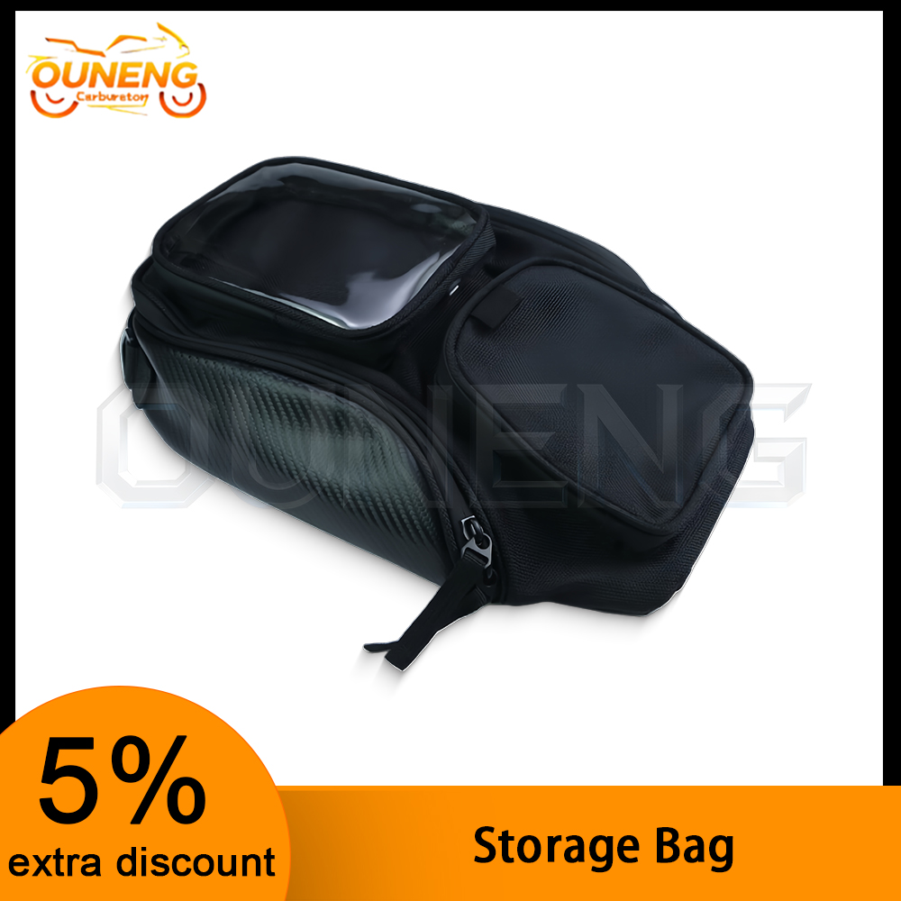 Magnetic Tank Bag - Wasserdichte Motorrad-Tankrucksacktasche mit Handy-Navigationsfenster, multifunktionale magnetische