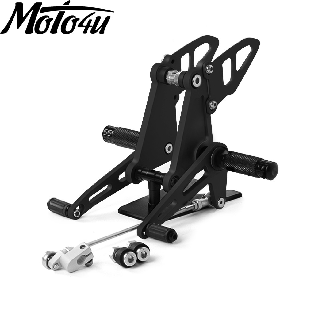 Motorcycle Gear Pedal - Einstellbare Motorrad Fußrasten Pedal Fußstütze Fußrastenanlage